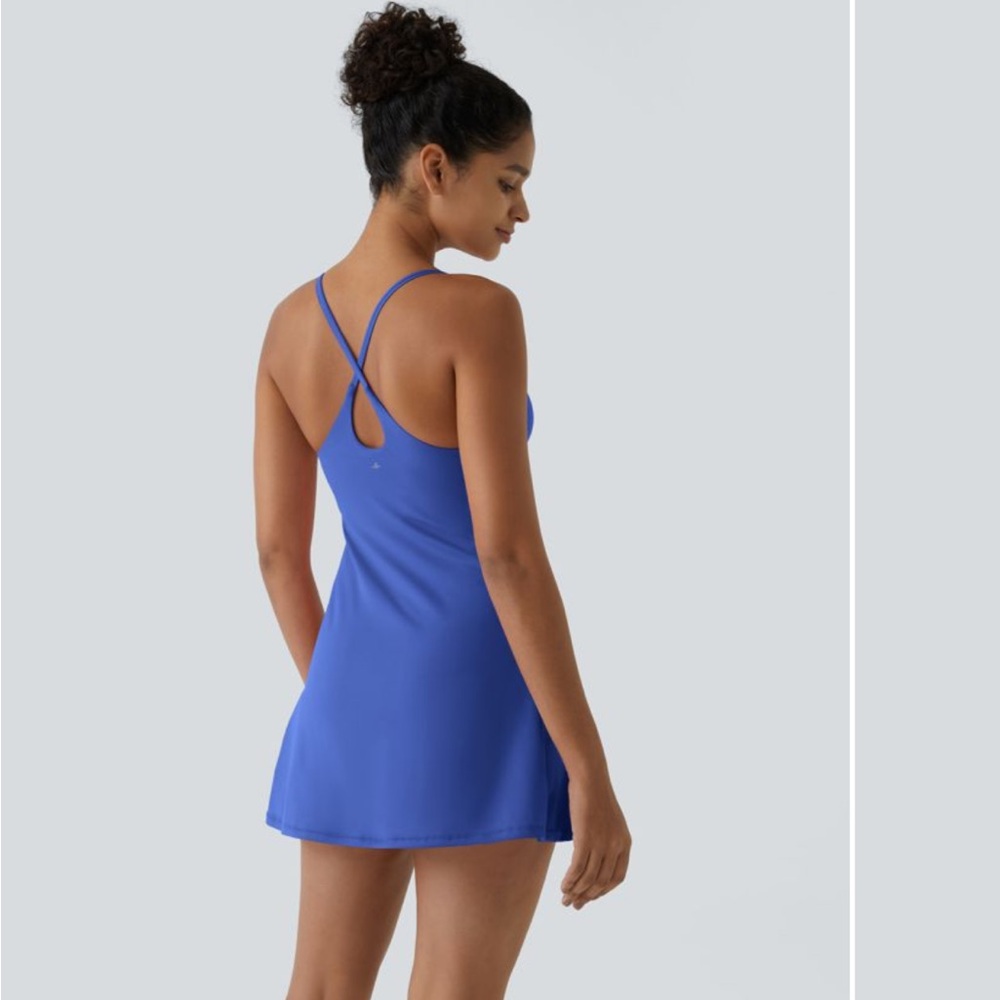 Halara Softlyzero Plush Backless Active Dress-Eas… - image 1